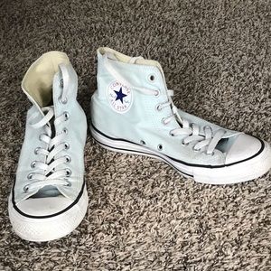 Hightop snow blue converse